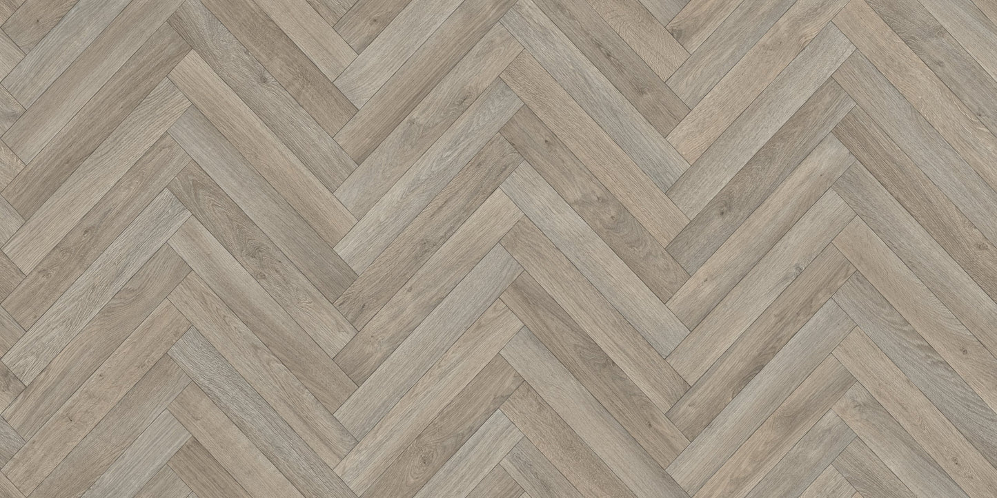 Luxor Herringbone Lino Vinyl Flooring Alaska 92