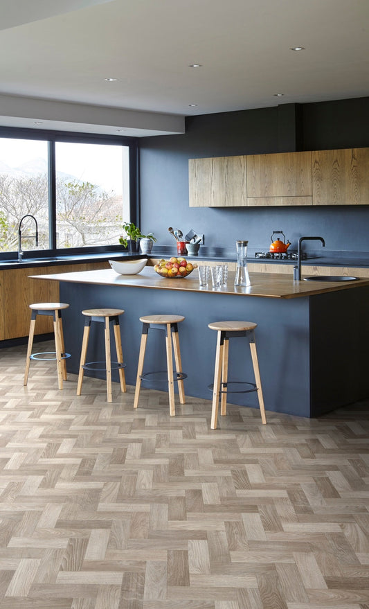Luxor Herringbone Vinyl Flooring