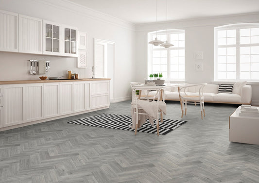 Kuna Mayfair 109M Herringbone Lino Vinyl Flooring