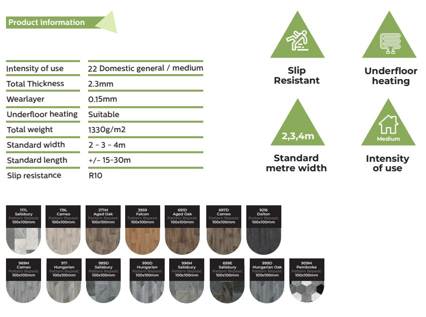 Novic Falcoln Lino Vinyl Flooring