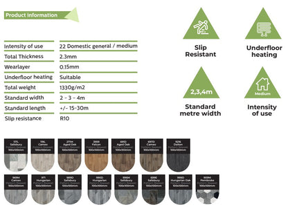 Novic Falcoln Lino Vinyl Flooring